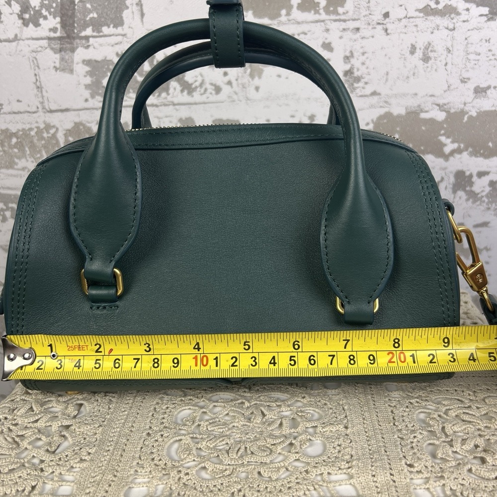 3.1 Phillip Lim Pashli Duffle Purse Forest Green Gold Hardware EUC - Picture 9 of 16